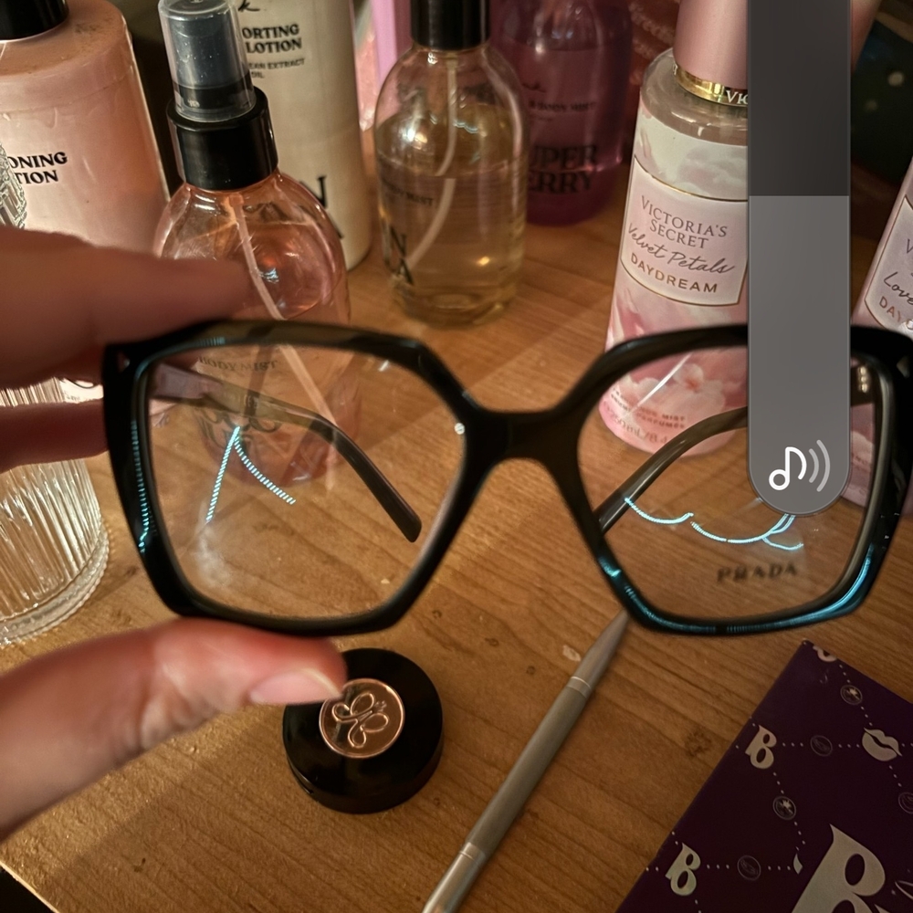 Prada Black Square Glasses